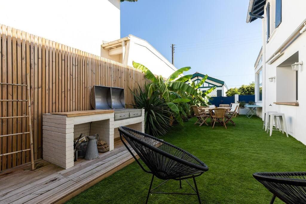 Beautiful Beach House In Front Of The Ocean 比亚里茨 外观 照片